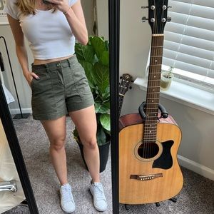 a new day size 2 army green shorts